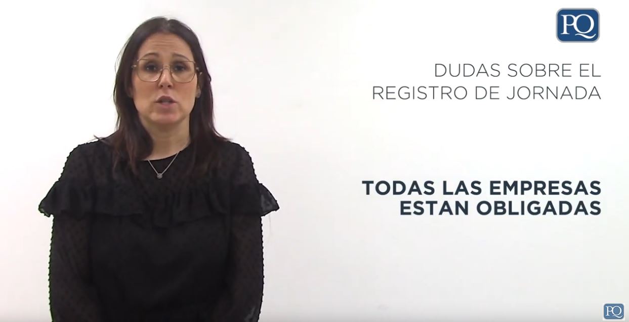 Registro de la jornada de los trabajadores